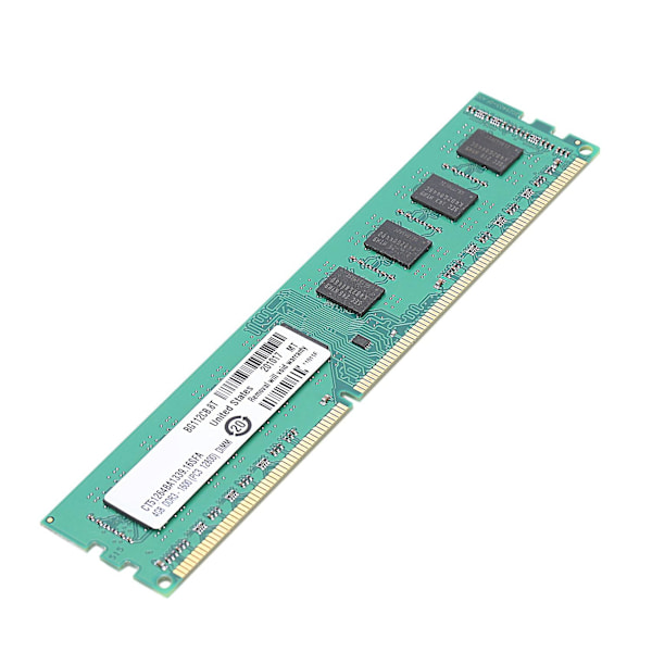 TS-2x Ddr3 4gb Hukommelse Ram Pc3-12800 1.5v 1600mhz 240 Pin Desktop Hukommelse Dimm Ubufferet Og Ikke-ecc Fo