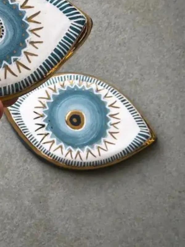 Evil Eye Wall Decor - Home Decor - Turkish Amulet - Protection and Good Luck Charm Gift (Eye)