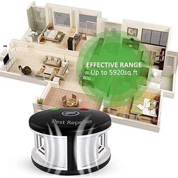 Ultrasonic Mouse Repeller, Electronic Repeller, 360 Degree Multiple Controls 3 In 1 Pressure Wave (FMY)