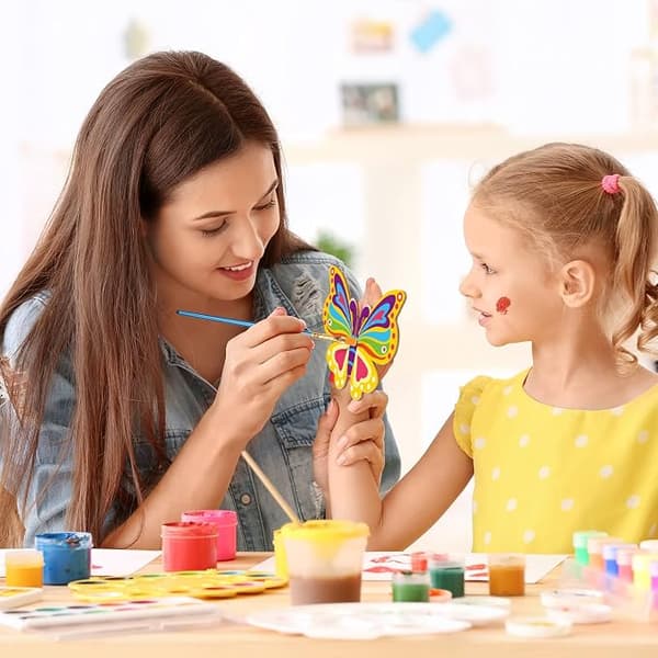 10 Tre-3D Sommerfugler DIY-sett - Kreative Hobbyer for Barn
