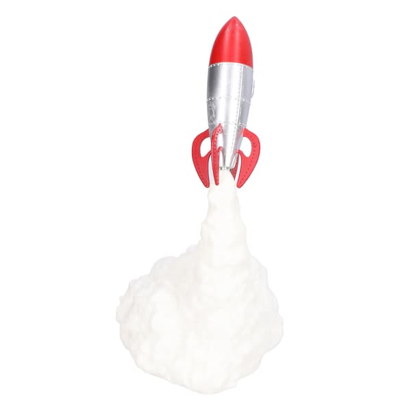 3D Printing Rocket Lamp Innovative Bedside Lamp USB Charging LED Night Light Indoor Decoration