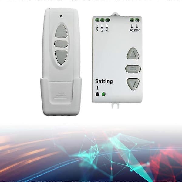 Upgraded Wireless Remote Control Motor Switches Used for Roller Shutter Door Curtain
