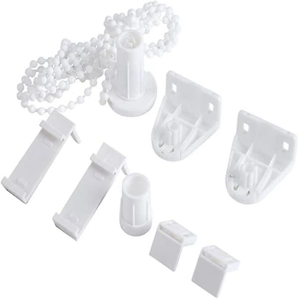 Roller Blind Accessory Kit (17mm/PVC/No Drilling) Roller Blind Bracket for Window Blind, Roller Blind etc.