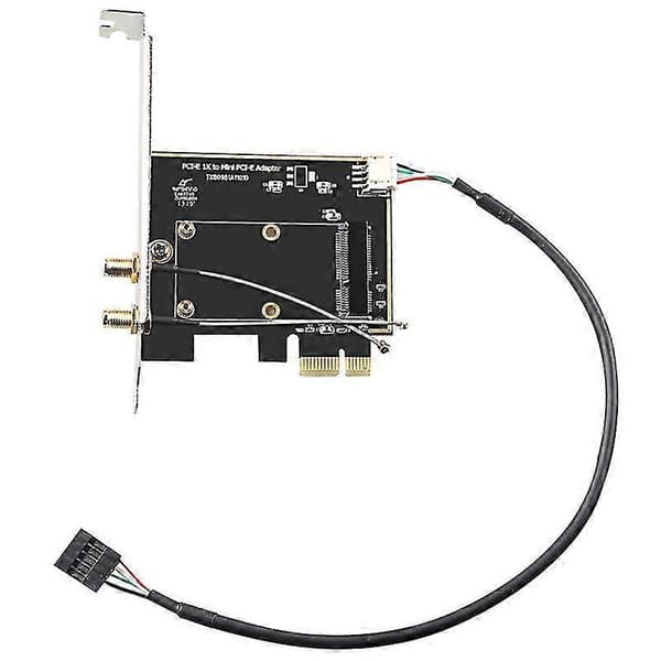 Mini Pcie pöytäkoneen Wifi-sovitin Pci-e X1 langaton Wifi-sovitin muunnin