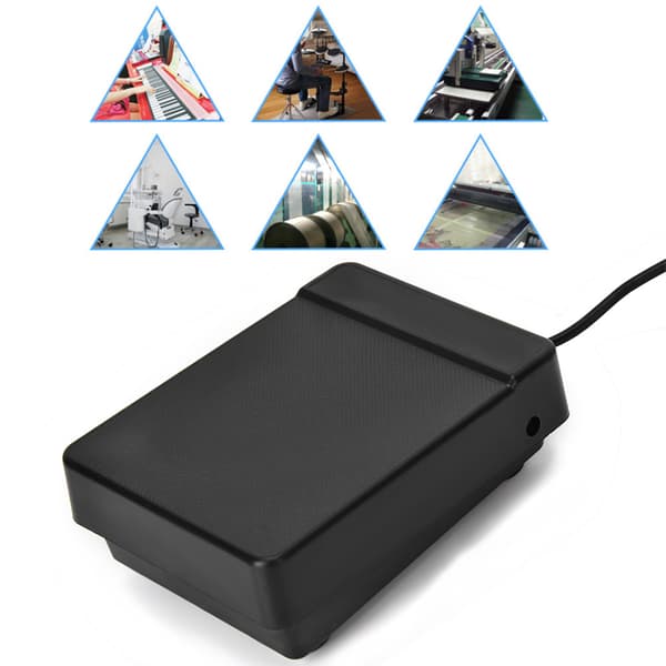 6,35 fod Sustain Pedal Controller til Elektronisk Keyboard Klaver