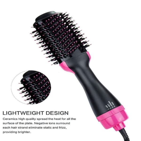 Heated Hair Dryer Brush - Volume Effects