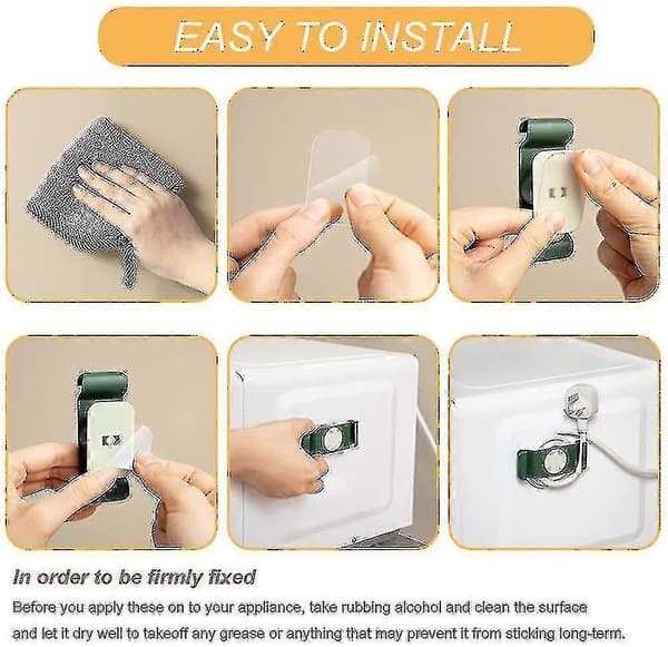 Appliance Cord Organizer, 4 Pack Cord Holder, Rotatable Cord Winder