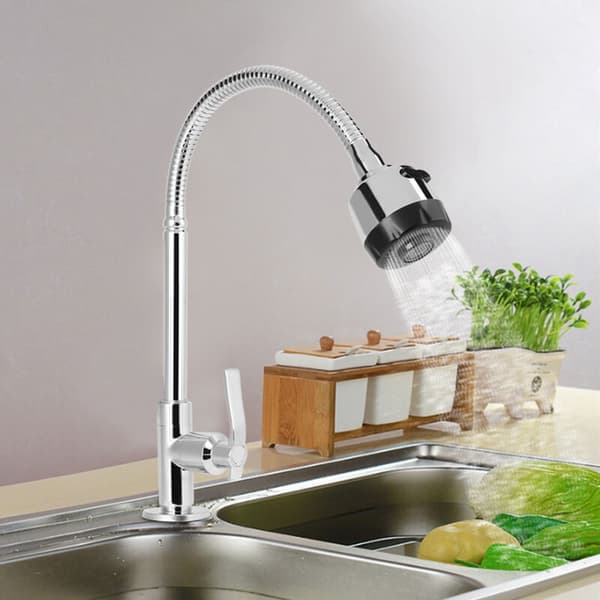 Universal Foldable Cold Water Faucet, Elegant G1/2 inch, Home Kitchen Faucet, Kitchen Mixer