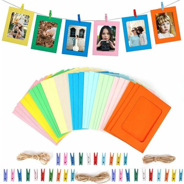 30 hengende DIY-papirfotorammer