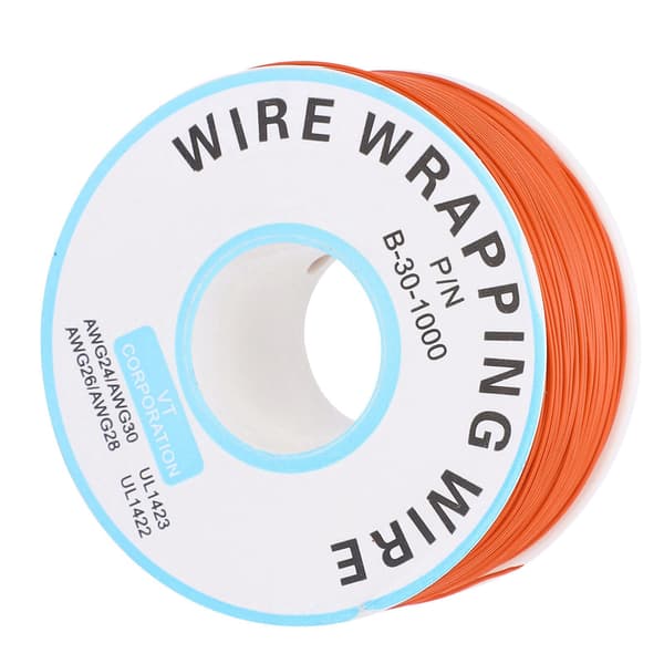 Winding Cable Circuit Board Flying Cable Copper Single Core Line Electronic Connection Cable Orange