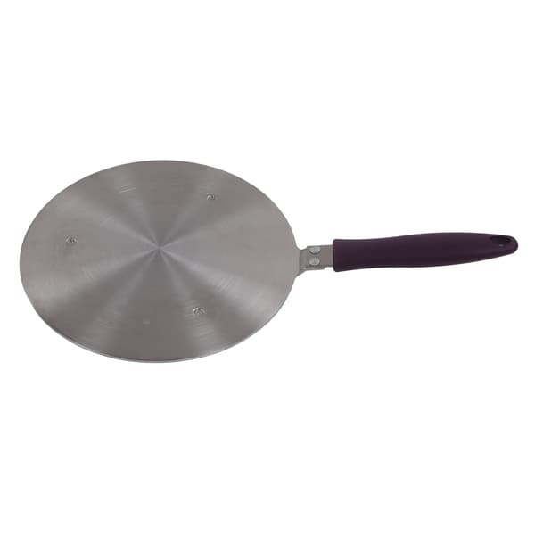 Induction Adapter Plate Stainless Steel Heat Diffuser with Purple Handle Cookware for Iron Pot Ceramic Pot 19.5cm/7.68in