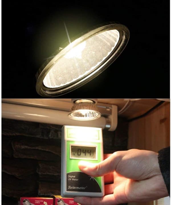 75W Solcellelampe, 75W Varmelampe, UVA+UVB Fullspektrum Solcellelampe