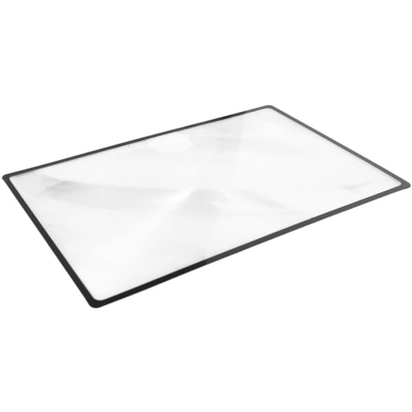 Læseplade 3-Zoom Forstørrelsesglas Sort