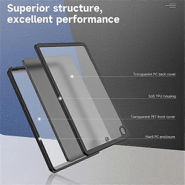 FS Waterproof Tablet Case Compatible with Samsung Galaxy Tab A9+ IP68 Full Protective Drop-Proof Case