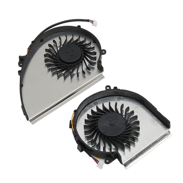 Køleventilator 4-benet aluminiumslegering ABS let udskiftelig bærbar køleventilator til MSI GE72VR GP72VR GP72MVR CPU-køleventilator og GPU-køleventilator