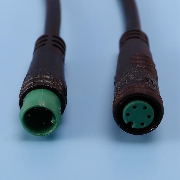 2x Ebike Displaykabel 5-polet til BBS01/bbs02/ Mid Motor Elcykel Display Forlængerkabel Conne