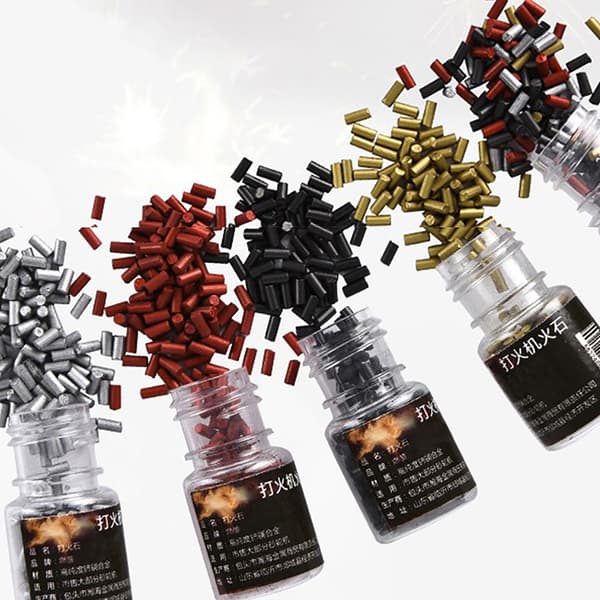 100 stk/karton Universal Lighter Knust Sten Flintsten Til Lig Guld 100 stk Gold 100pcs