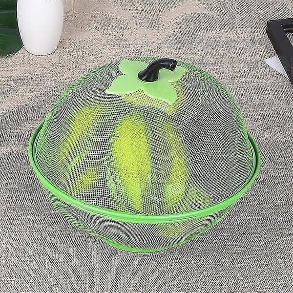 Fruit basket with lid and handle, fruit basket with extra small holes -Yx