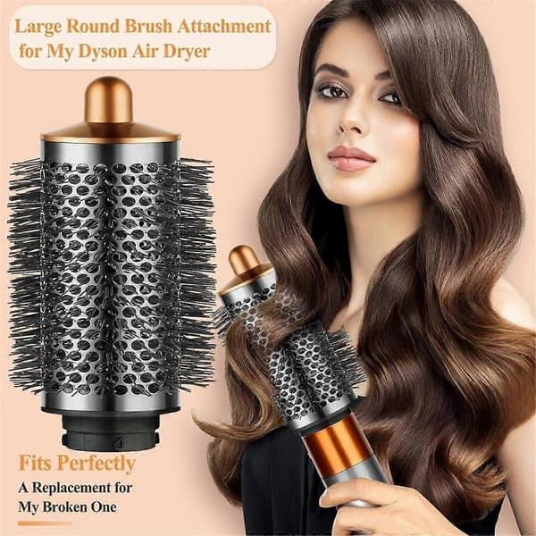 Large Round Volumizing Brush for Accessories, Larger Oval Round Brush, Up and Volume for Styling A
