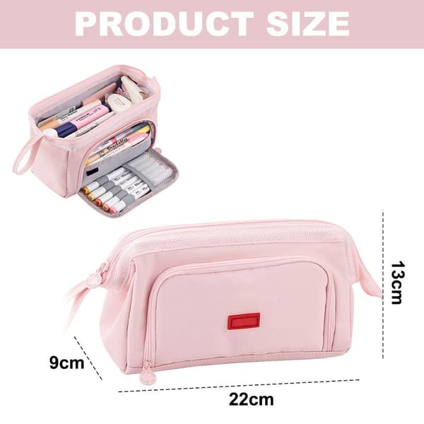 Pencil Case, Large Capacity Pencil Case, Hand Pencil Bag