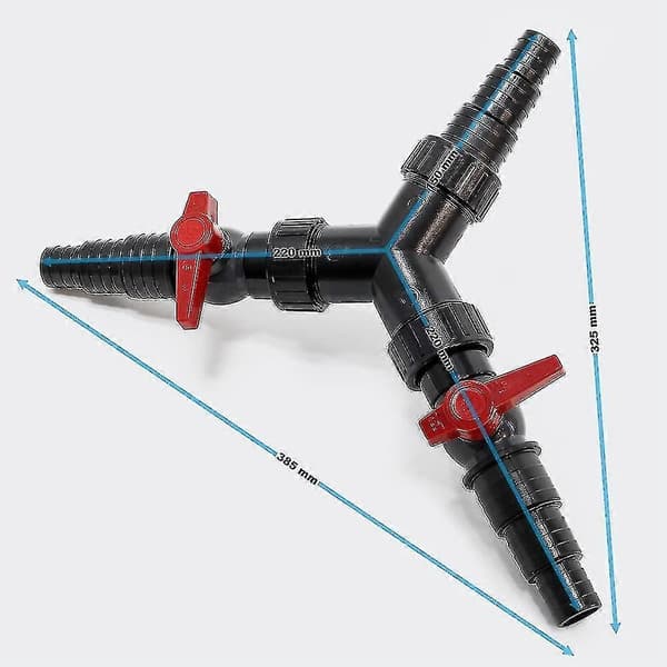 Y-splitter 25/32/38mm Pool Hose (1\"/1 1/4\"/1 1/2\") Adjustment Valve