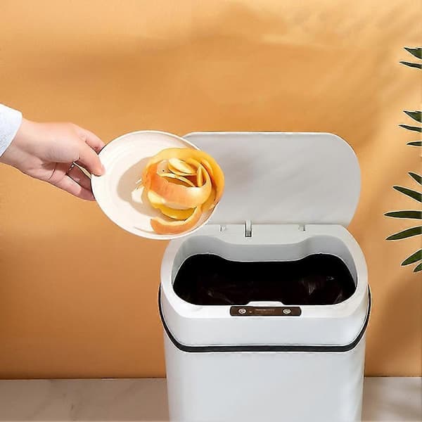 Smart soptunna för kök hushåll soptunna badrum automatisk sensor soptunna sopor W