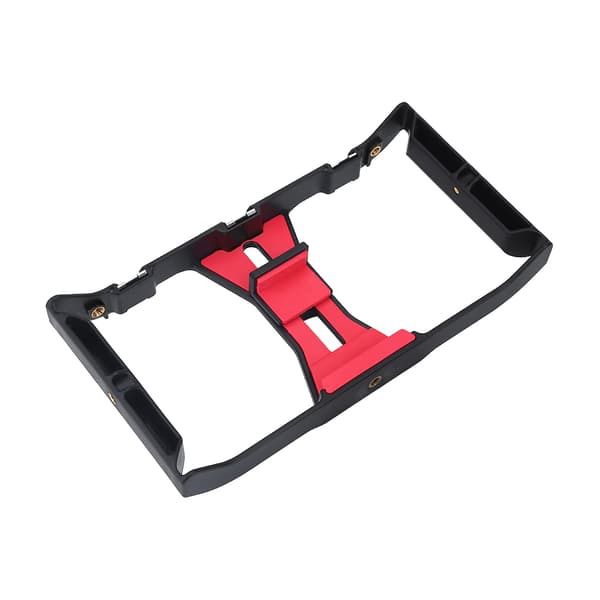Portable Dual Handled Handheld Phone Adjustable Stabilizer Support Recording Rig
