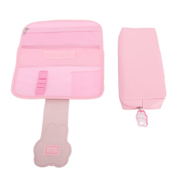 Large Canvas Pencil Case, Detachable, Portable, Large Capacity, Pen Bag for School, Office, University