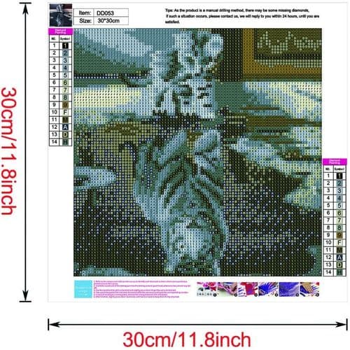 Diamantmaling DIY 5D Diamantmaling Rhinestone Bilder Kunst Håndverk for