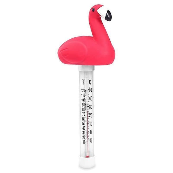 Flytande pooltermometer, stor display med snöre, lätt att läsa