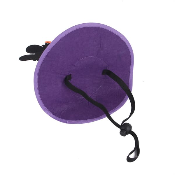 #Hundhatt dekorativ figur pumpa med fladdermus som Halloween-hundleksak#