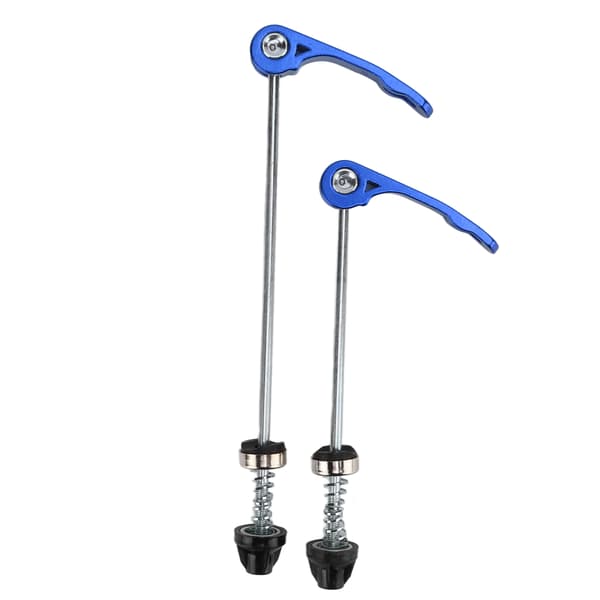 1 Pair/Set Bicycle Front Rear Quick Release Skewers Durable Bike Quick Release Lever Blue