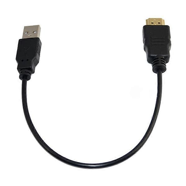 20 tommer HDD A Han til USB 2.0 Han Adapter Konverter Opladerkabel