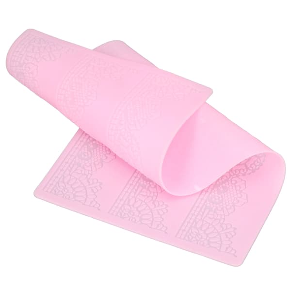 Kageform DIY Chokolade Kage Kant Dekoration Form Silikone Bageform til Køkken Dessertbutik