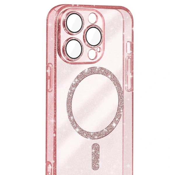 Cover til iPhone 15 Pro MagSafe Glitter