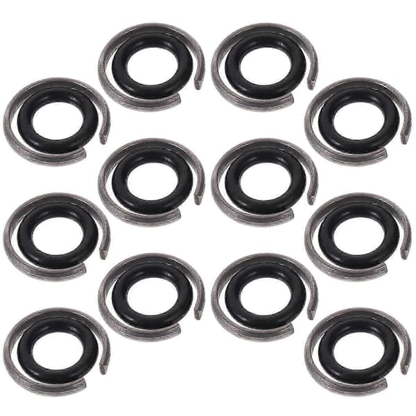 Impact Socket Retainer Rings with 1/2\" Keyrings - Essential Key Accessories 12-Pack