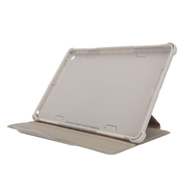 Tablet Case Thin Shockproof Drop-proof Protective Tablet Cover with Stand for IOS Tablet 10.2 inch 9th 8th 7th Generation Gray