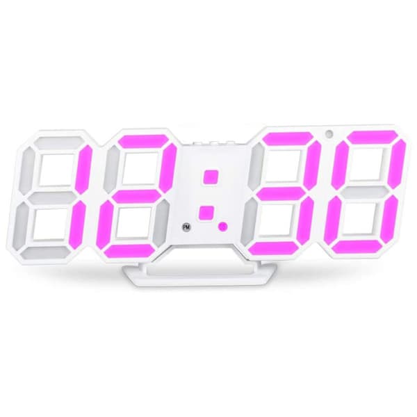 Fohil Digitaalinen Seinäkello Digitaalinen Seinä LED Numero Aika
