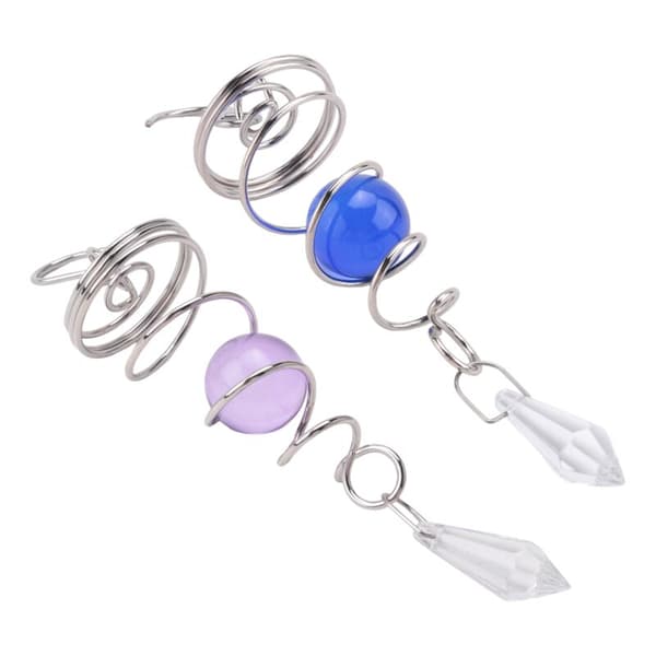 Decorative Wind Spinner with Spiral Ball, Wind Chime Stabilizer for Garden Decorations