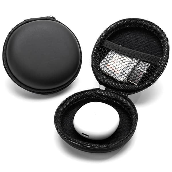 2-delt sort hovedtelefonetui, dråbesikkert hårdt etui
