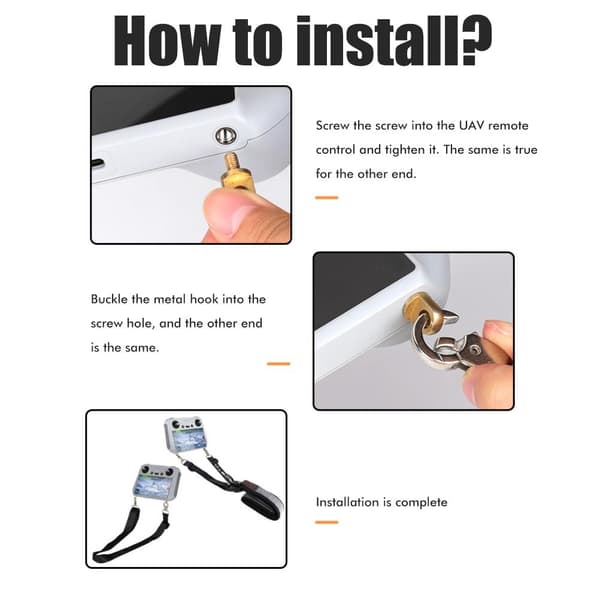 Adjustable Neck Strap for Mini 3 Pro Safe Comfortable Easy to Install Drone Accessories Thin