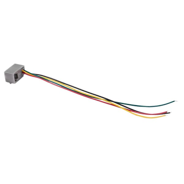 10 stk 616E 4P4C RJ9 Hun Telefonstik Adapter med 4 Ledninger 8cm