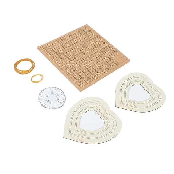 Macrame Board with Grid Reusable DIY Braiding Board with Pins for Bracelet Jewelry Making