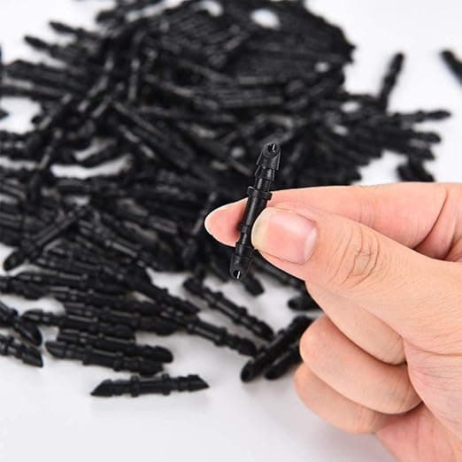 150 Pcs Straight Drip Irrigation Couplings, 1/4 Inch Tubing Connectors