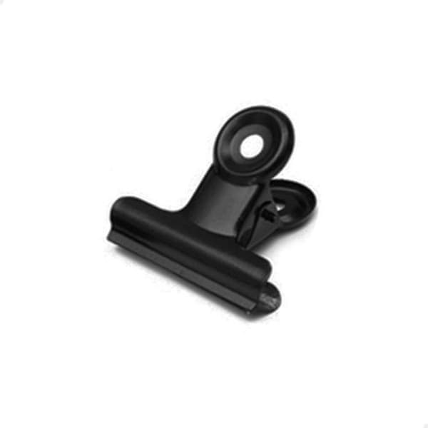 40 dele - Sorte clips - Bulldogclips - Metal - 30mm - SEC