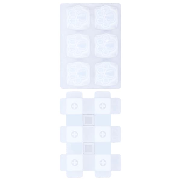 Resin Casting Molds Cat Claw Shape Cleanable Decorative DIY Keycaps Silicone Accessories for Gift
