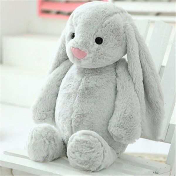 Stuffed toy pillow birthday gift wedding gift 1 piece gray 30cm