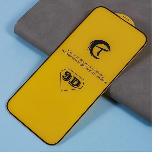 Näytönsuoja iPhone 17 Pro Max Silk Print Full Glue 9D karkaistu lasikalvo