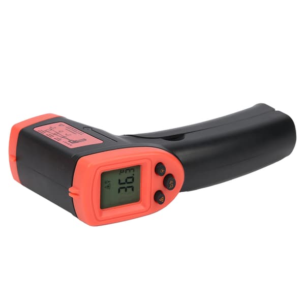 HW600 Berøringsfrit Termometer LCD Infrarødt Digitalt Temperaturmålingstermometer (Rød)