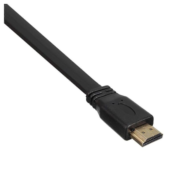 Kort han-til-han fladkabel Full HD til lyd, video, HDTV, TV